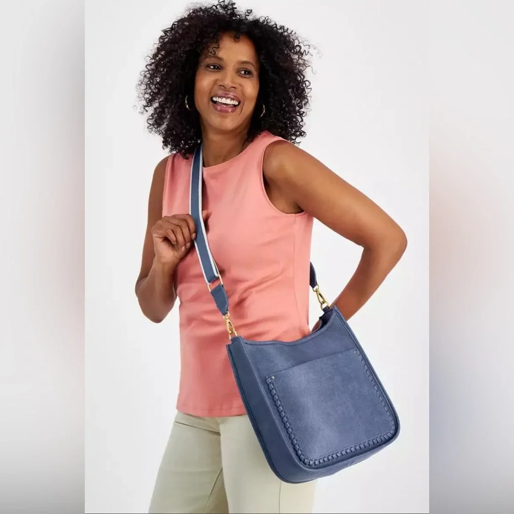 Style & Co. Blue Crossbody Bag - Picture 3 of 5